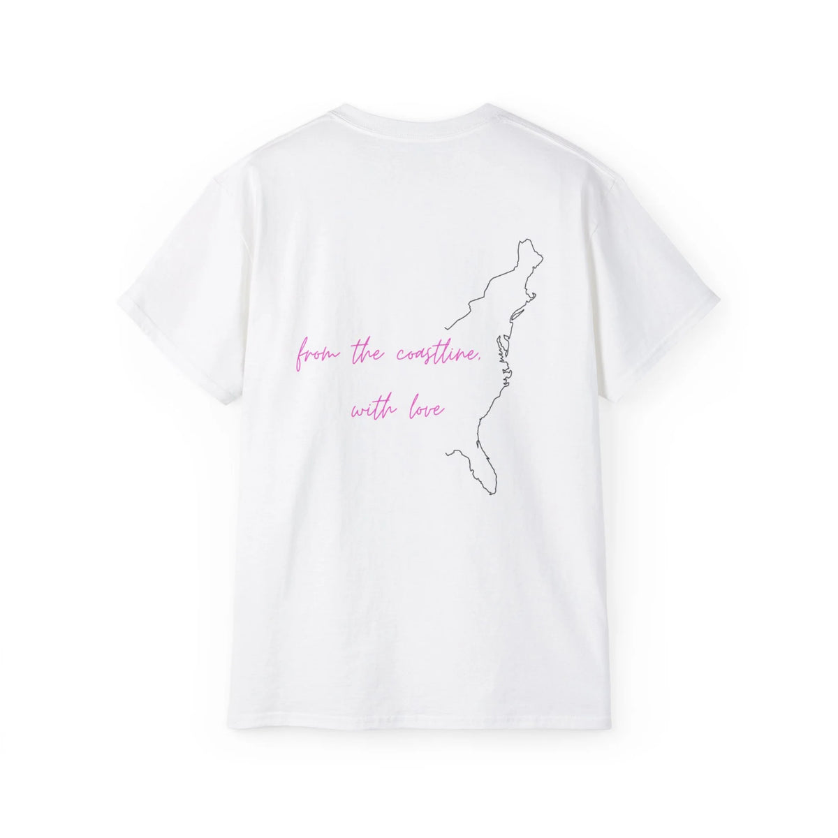 East Coastline Crew Neck Cotton T-Shirt
