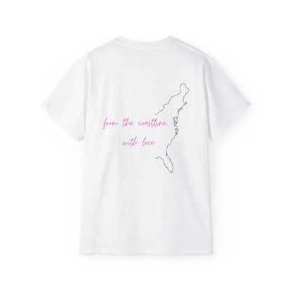 East Coastline Crew Neck Cotton T-Shirt