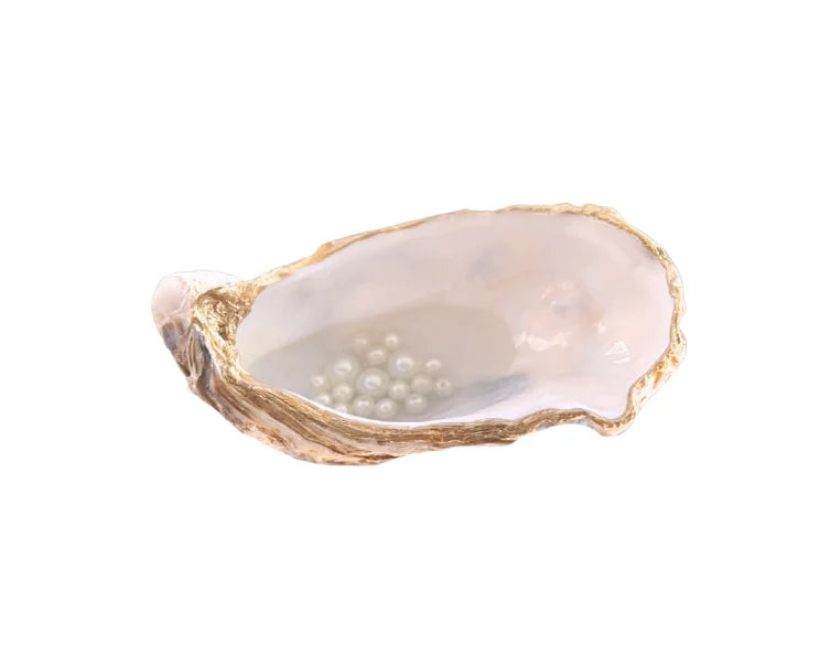 Pearl ring tray with embedded pearls